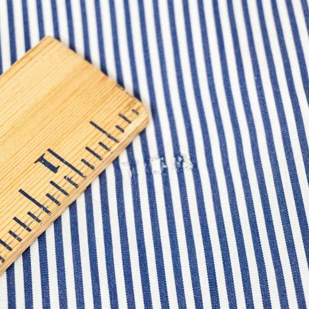 Charvet Paris Men's Classic fit Dress Shirt Blue Striped cotton 16 neck